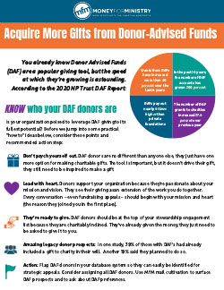 Acquire More Gifts from Donor Advised Funds pdf cover